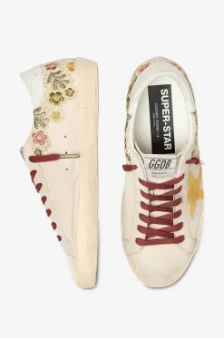 Niedrige Sneakers aus gealtertem Leder Super-Star
