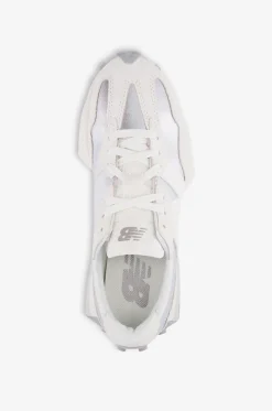 Niedrige Sneakers aus Leder und Metallic-Wildleder W 327 Glimmer