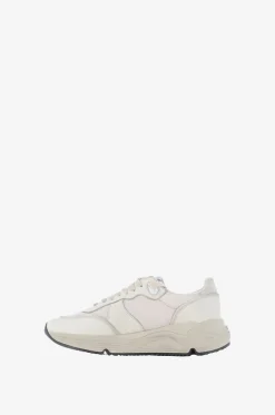 Niedrige Sneakers aus Nappaleder und Nylon Running Sole