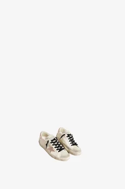 Niedrige Sneakers aus Nappa- und Metallic-Leder Super Star