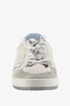 Niedrige Sneakers mit Silberstern und Glittersohle Ball Star