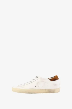 Niedrige Used-Look-Ledersneakers mit Zebra-Detail Super-Star Classic