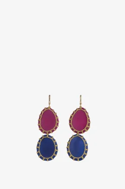 Ohrringe aus pflanzlichem Elfenbein Cartagena Double Mini