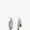 Ohrringe aus Silber Statement Wave