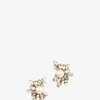 Ohrstecker aus Strass und Perlen Sahana
