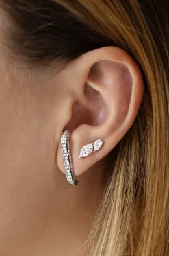 Ohrstecker aus Weissgold und Diamant The Marquise