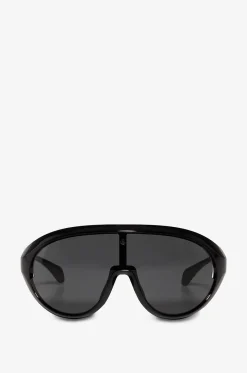 Ovale Sonnenbrille aus Acetat Contrast