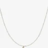 Perlenkette mit Gold-Mond mit Diamanten Baby Potato