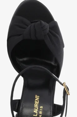 Plateausandalen aus Ripsband Bianca 85