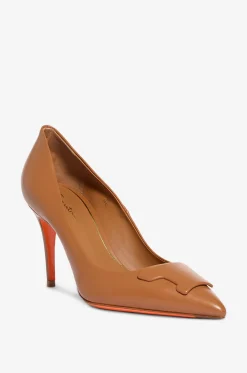 Pumps aus Leder Santoni Sibile 80