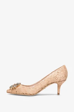 Pumps aus Spitze mit Kristallen Rainbow Belucci 60