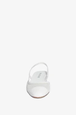 Pumps mit Fersenriemchen aus Leder New Ninfa