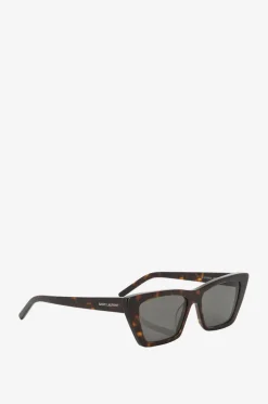 Quadratische Katzenaugen-Sonnenbrille in Schildpattoptik SL 276 Mica