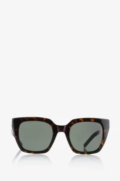 Quadratische Sonnenbrille in Schildpattoptik SL M143
