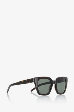Quadratische Sonnenbrille in Schildpattoptik SL M143