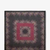 Quadratisches Kaschmirtuch mit Paisley- und Tupfenprint