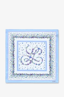 Quadratisches Seidentuch mit floralem Print Raggiro