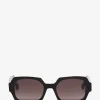Rechteckige Acetat-Sonnenbrille The Renegade
