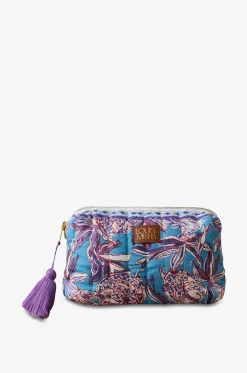 Rechteckige Clutch aus Baumwolle mit Fantasiemuster Teiki