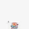 Rechteckige Clutch aus bedrucktem Canvas Le Pliage La Vague du Style