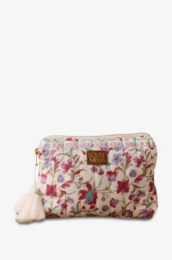 Rechteckige Pochette aus Baumwolle mit Blumenmuster Teiki