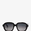 Rechteckige Sonnenbrille aus Acetat Suntrap