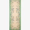 Rechteckiger Schal aus Modal und Baumwolle mit Blumenmuster