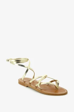 Riemchensandalen aus Leder Zenobie Metyl