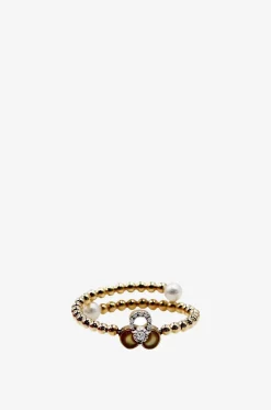 Ring aus Gelbgold und Diamanten Must-Have
