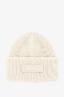 Rippstrickmütze aus Alpaka Le Bonnet Gros Grain