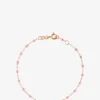 Roségold- und Harz-Armband Classique Gigi Fuchsia