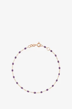 Roségold- und Harz-Armband Classique Gigi Violet