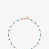 Roségold- und Harz-Armband Classique Gigi Bleu Fluo
