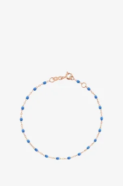Roségold- und Harz-Armband Classique Gigi Bleu Fluo