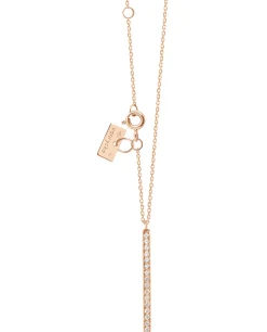 Roségold-Halskette mit Diamantanhänger Medellin
