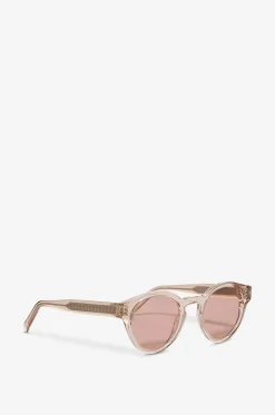 Runde Sonnenbrille aus transparentem Acetat The Definite