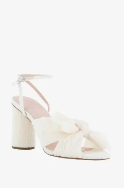 Sandalen aus plissiertem Stoff Camellia 85
