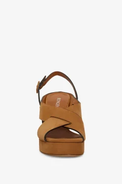Sandalen mit Blockabsatz aus Wildleder Cliff