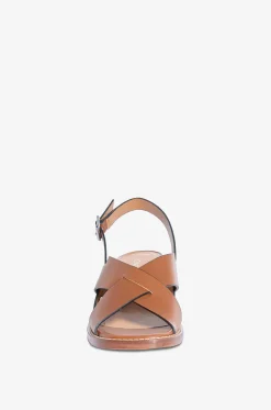 Sandalen mit Blockabsatz aus Glattleder Glyde 60