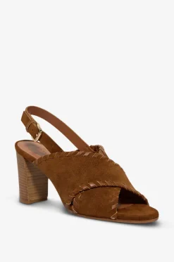 Sandalen mit Blockabsatz aus Wildleder Sunday