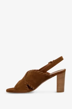 Sandalen mit Blockabsatz aus Wildleder Sunday