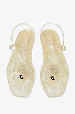 Sandalen mit Pailletten Dana