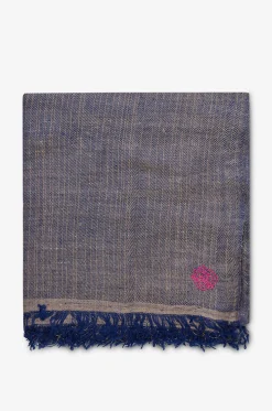 Schal aus Kaschmir Zari Gold Thread
