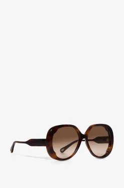 Schmetterlings-Sonnenbrille in Schildpattoptik
