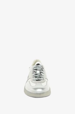 Schnür-Sneakers aus Metallic-Leder DBS Olymp