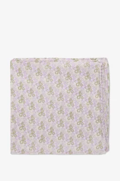 Seidentuch mit Monogramm-Print Nicki