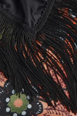 Seidentwill-Halstuch Reversible Fringe Bounty Placée