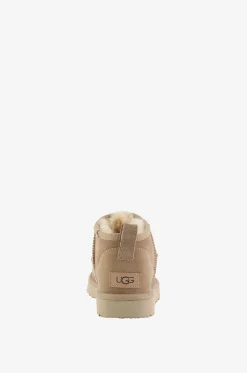Shearling-gefütterte Wildlederstiefeletten W Classic Ultra Mini