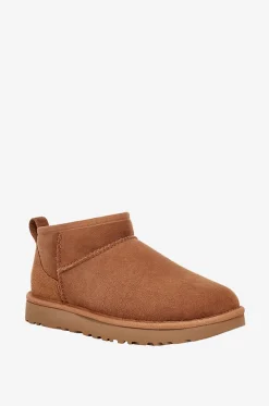 Shearling-gefütterte Wildlederstiefeletten W Classic Ultra Mini