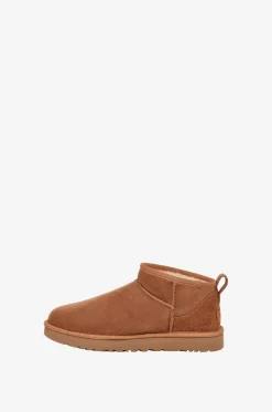 Shearling-gefütterte Wildlederstiefeletten W Classic Ultra Mini